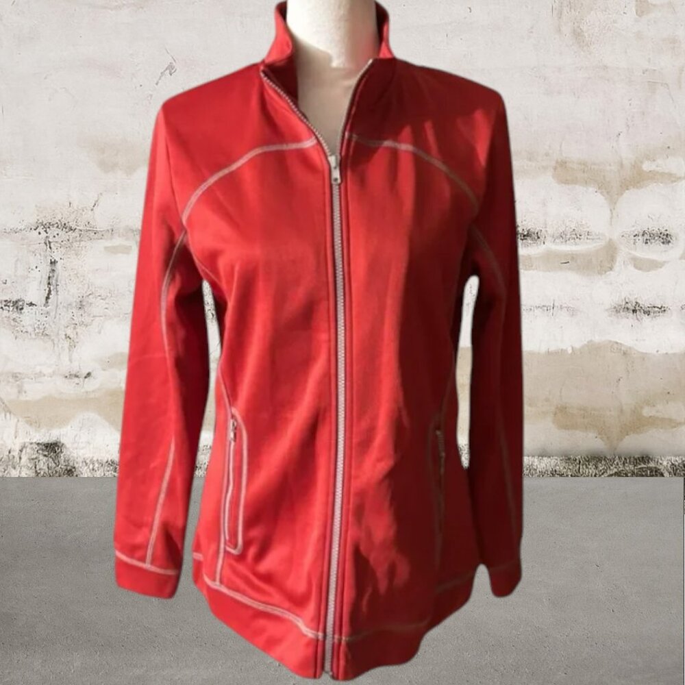 Clique Men's Red Utility Lightweight Full Zip Jacket Size Medium